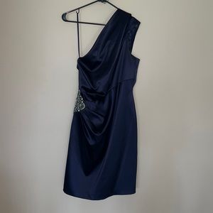 Eliza J one shoulder dress